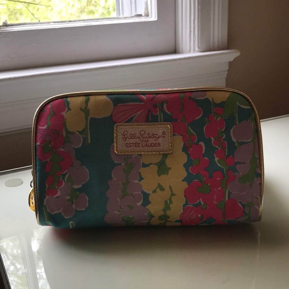 Lilly Pulitzer for Estée Lauder makeup bag